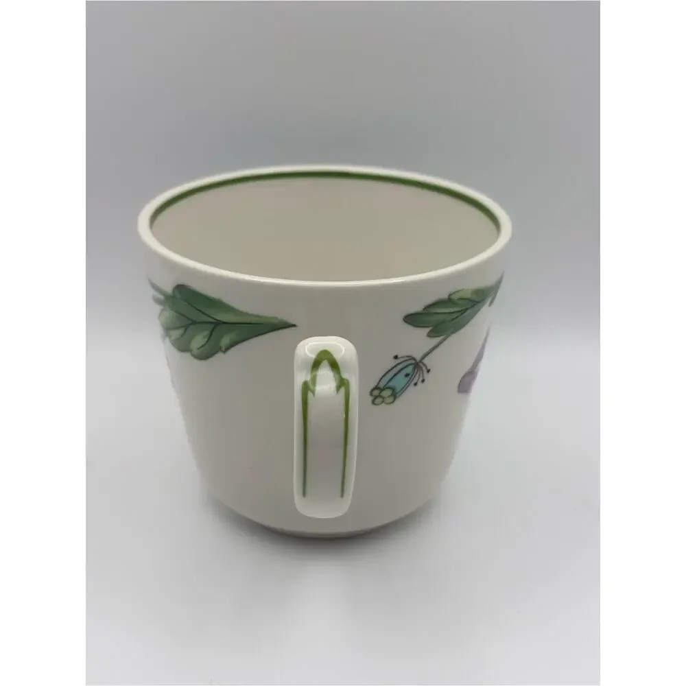 Set of 3 Porcelain Amapola Coffee Cups from Villeroy & Boch, Poppy Flower Mugs